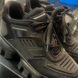 Authentic Prada Cloudbuster sneakers size 37 slightly larger wore